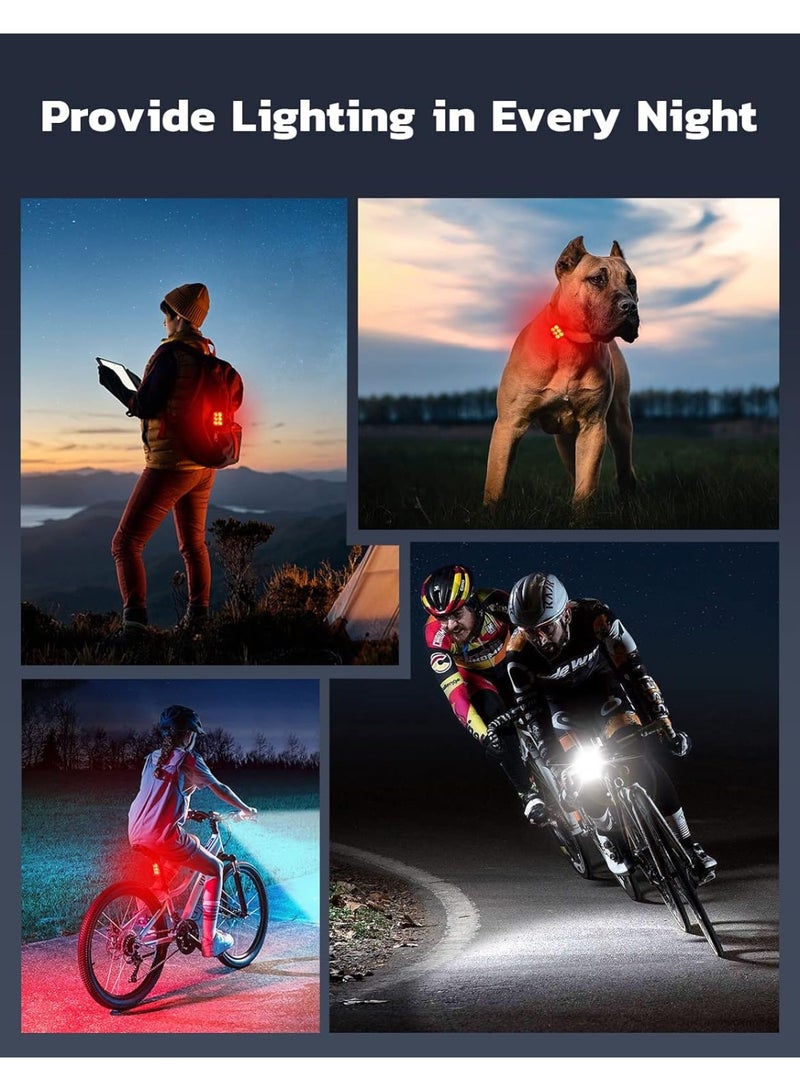 SFENG USB Rechargeable Bike Light Set, IP65 Waterproof Bicycle Headlight and Tail Light, Ultra‑Slim 27g Cycling Lights with Multiple Modes, 1.5H Fast Charge for Night Riding - Image 5